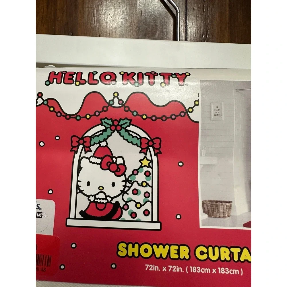 Hello Kitty‎ Christmas shower curtain